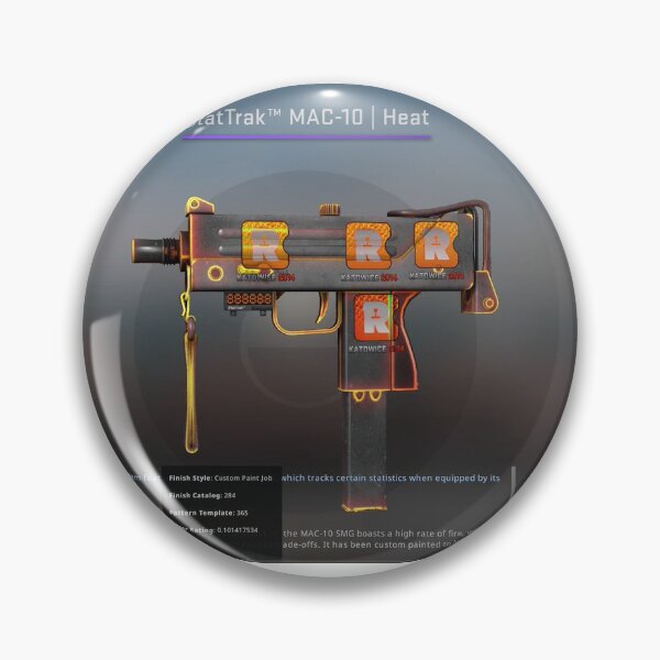 Item preview, MAC-10 HEAT OHNEPIXEL designed and sold by Ricardo  Vieira.