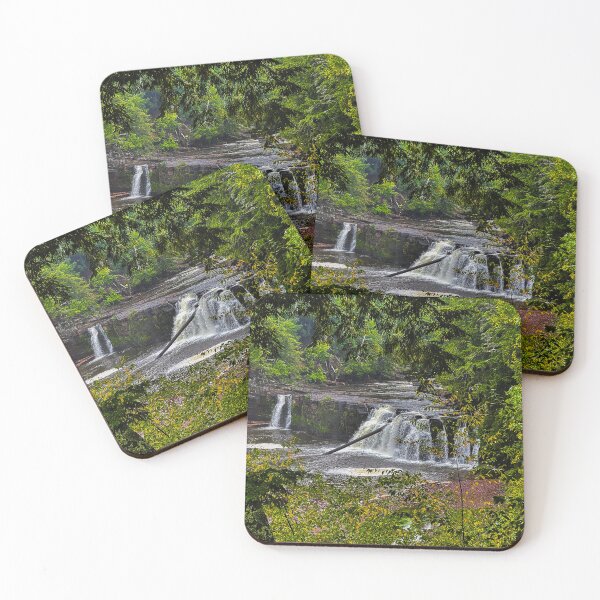 Item preview, Porcupine Mountains Waterfall – Upper Peninsula Michigan Nature Photography Wall Art designed and sold by aadventures.