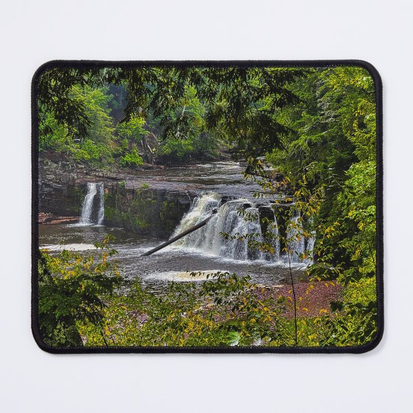 Item preview, Porcupine Mountains Waterfall – Upper Peninsula Michigan Nature Photography Wall Art designed and sold by aadventures.