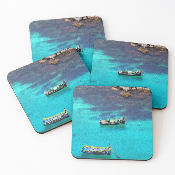 Item preview, Luzzo Boats at Anchor Bay in Malta  designed and sold by Violaman.