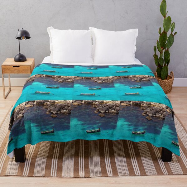 Item preview, Luzzo Boats at Anchor Bay in Malta  designed and sold by Violaman.