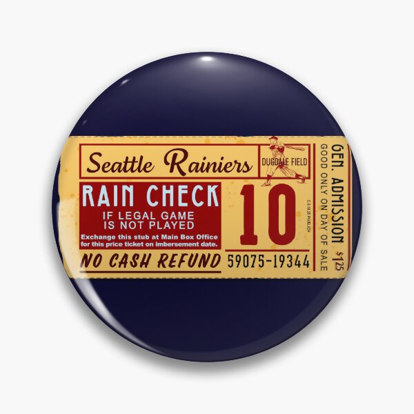 Item preview, Seattle Rainiers Ticket designed and sold by Normbot2000.