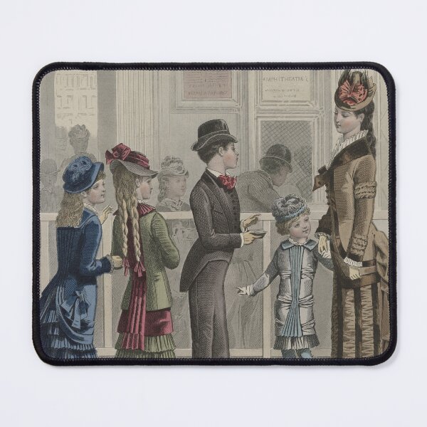 Item preview, Le Moniteur de la Mode 1880s – Parisian Theater Fashion Plate – Jules David designed and sold by BestVarieties.