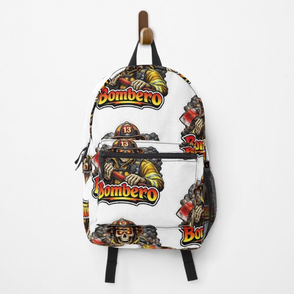 Item preview, Skeleton Bombero Firefighter Sticker: Bombero Bunker Gear Decal designed and sold by BrinaandPops.