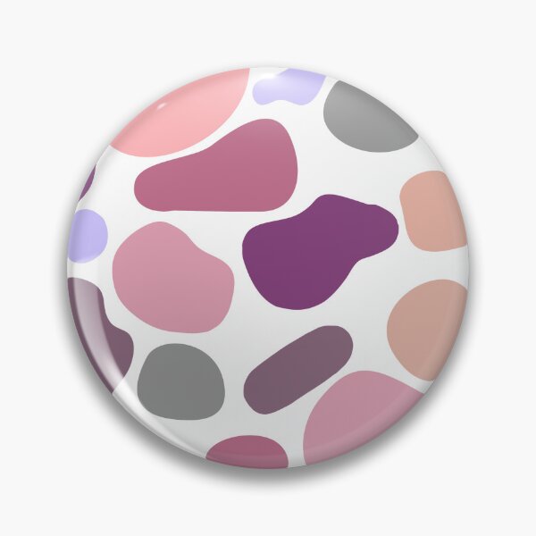 Item preview, Abstract Pink and Purple Blob Shapes Pattern designed and sold by ChloeDoesArt03.