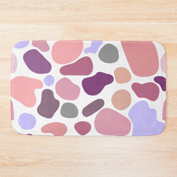 Item preview, Abstract Pink and Purple Blob Shapes Pattern designed and sold by ChloeDoesArt03.