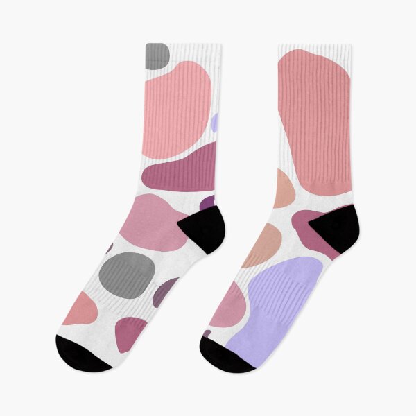 Item preview, Abstract Pink and Purple Blob Shapes Pattern designed and sold by ChloeDoesArt03.