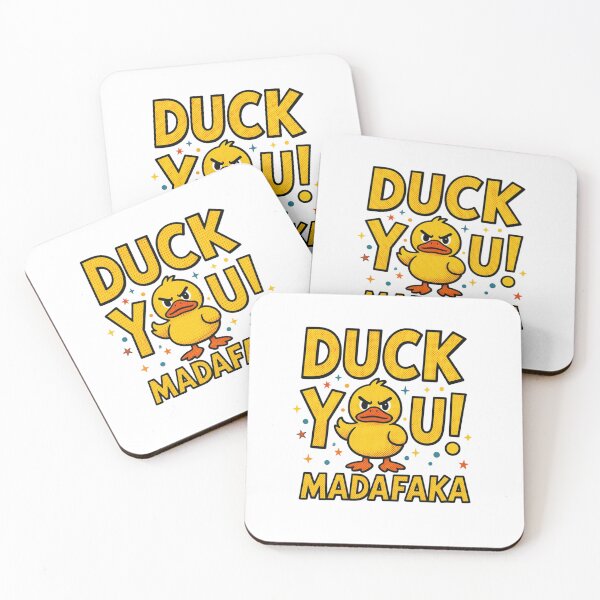 Item preview, Duck and Let Someone Else — Funny Cartoon Duck with Sunglasses designed and sold by HBDStudio.