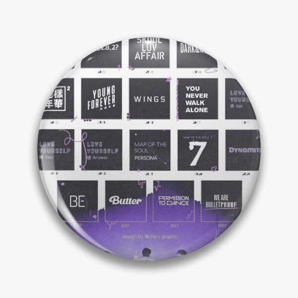 Item preview, BTS discography designed and sold by MoooBerryStore.