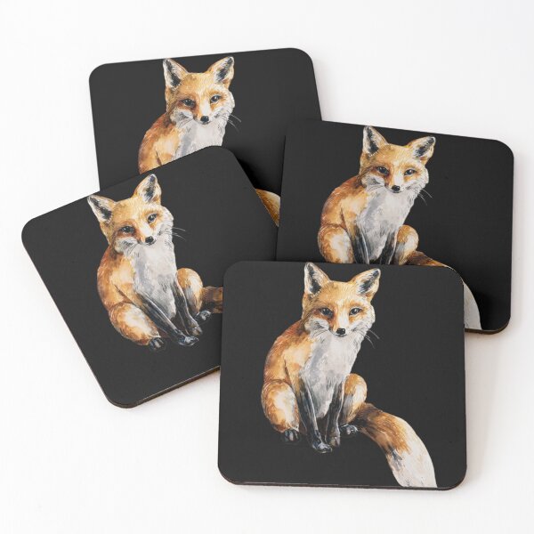 Item preview, Graceful Red Foxy Watercolor Portrait designed and sold by kndzxf.