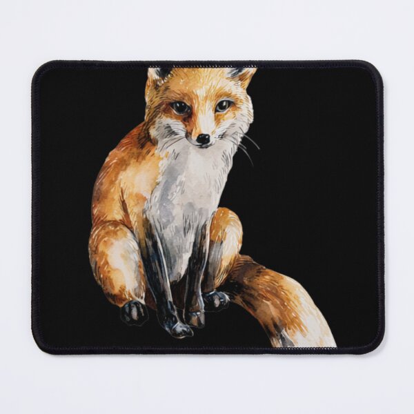 Item preview, Graceful Red Foxy Watercolor Portrait designed and sold by kndzxf.