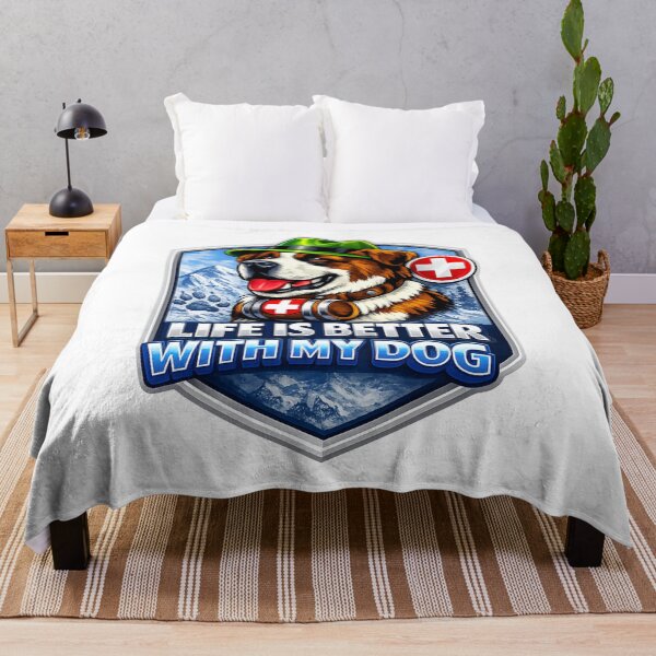 Item preview, Saint Bernard Rescue Dog Alpine Logo designed and sold by AleksKos.