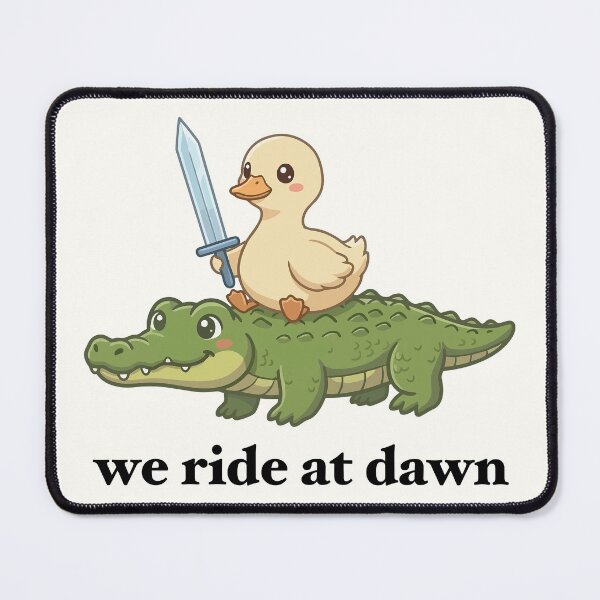 Item preview, We Ride at Dawn Silly Goose Sweatshirt Goose Lover Shirt Funny Meme Ren Faire Animal Cottagecore Design designed and sold by LessIsLoud.