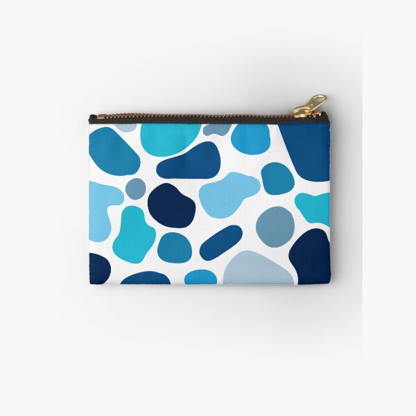 Item preview, Abstract Blue Blob Shapes Pattern designed and sold by ChloeDoesArt03.