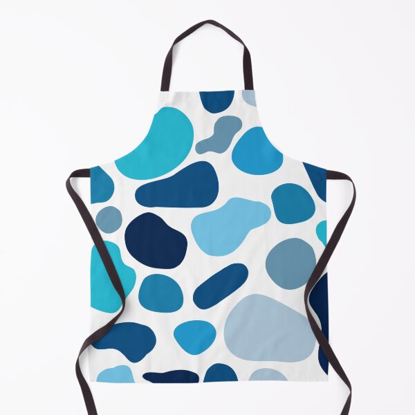 Item preview, Abstract Blue Blob Shapes Pattern designed and sold by ChloeDoesArt03.