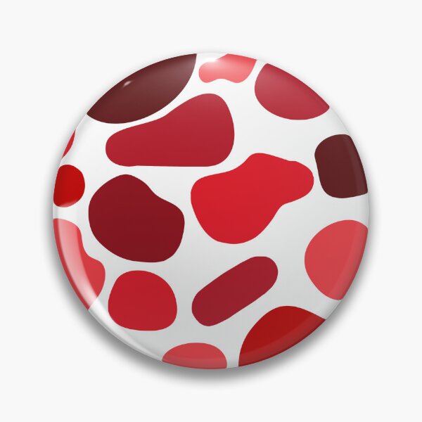 Item preview, Abstract Red Blob Shapes Pattern designed and sold by ChloeDoesArt03.