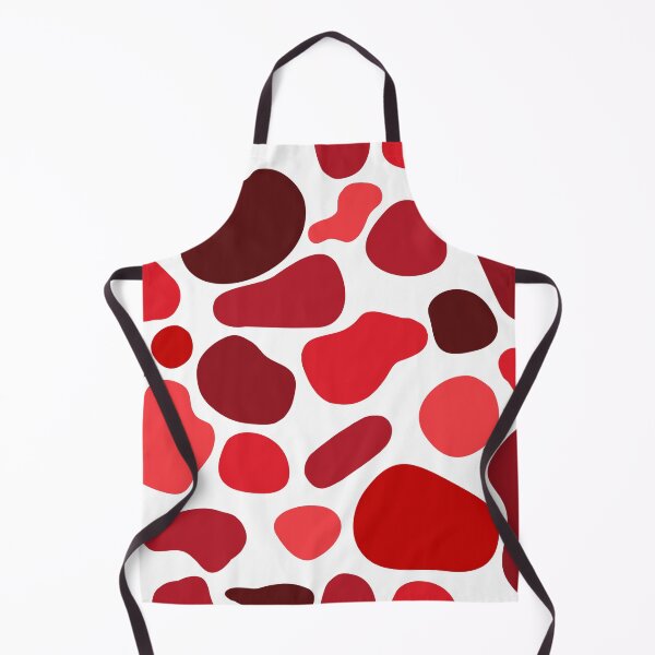 Item preview, Abstract Red Blob Shapes Pattern designed and sold by ChloeDoesArt03.