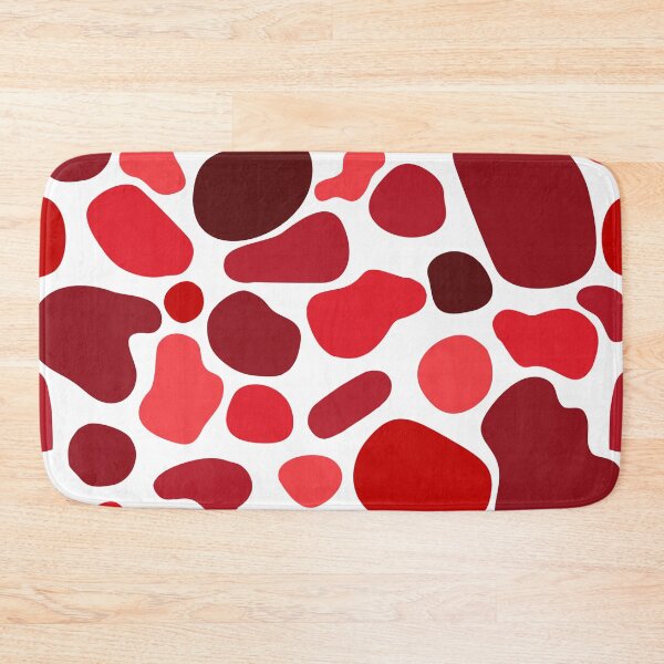 Item preview, Abstract Red Blob Shapes Pattern designed and sold by ChloeDoesArt03.