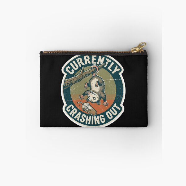 Item preview, Currently Crashing Out - Funny Exhausted Possum Iced Coffee designed and sold by Jaroslaw-S.