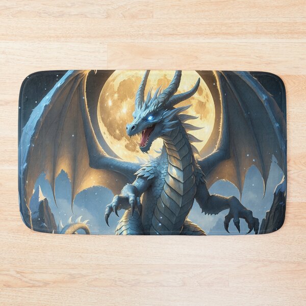 Item preview, Ice Dragon - Frozen Drake Fantasy Art designed and sold by Lucid Dream Pixel.