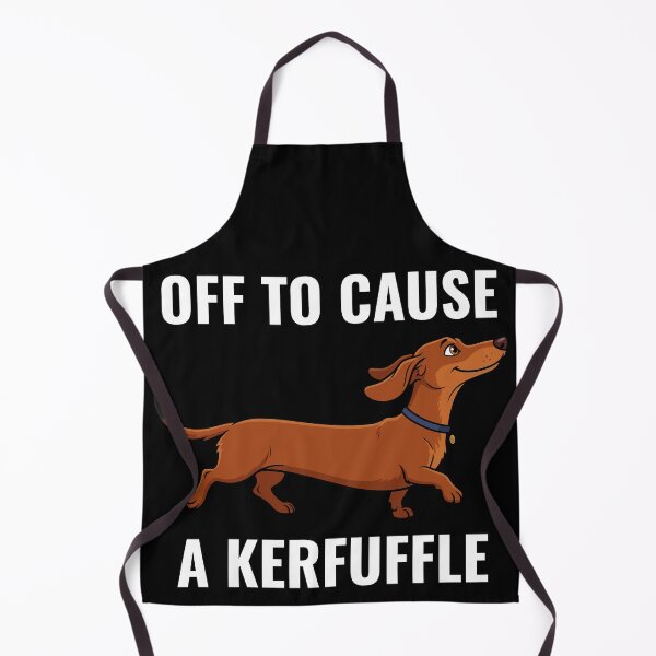 Item preview, Funny Dachshund Off to Cause A Kerfuffle - Proud Doxie Strut designed and sold by AdriqnArt.