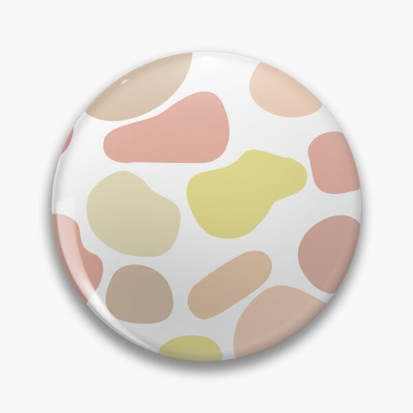 Item preview, Abstract Pink and Yellow Blob Shapes Pattern designed and sold by ChloeDoesArt03.