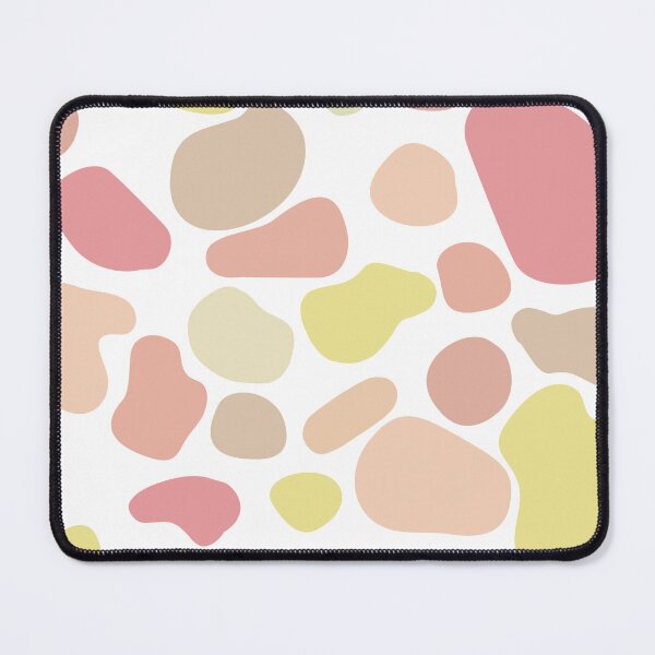 Item preview, Abstract Pink and Yellow Blob Shapes Pattern designed and sold by ChloeDoesArt03.