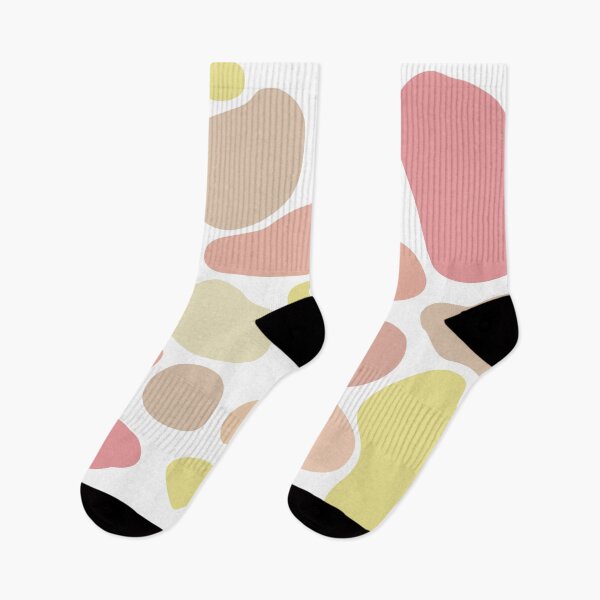 Item preview, Abstract Pink and Yellow Blob Shapes Pattern designed and sold by ChloeDoesArt03.