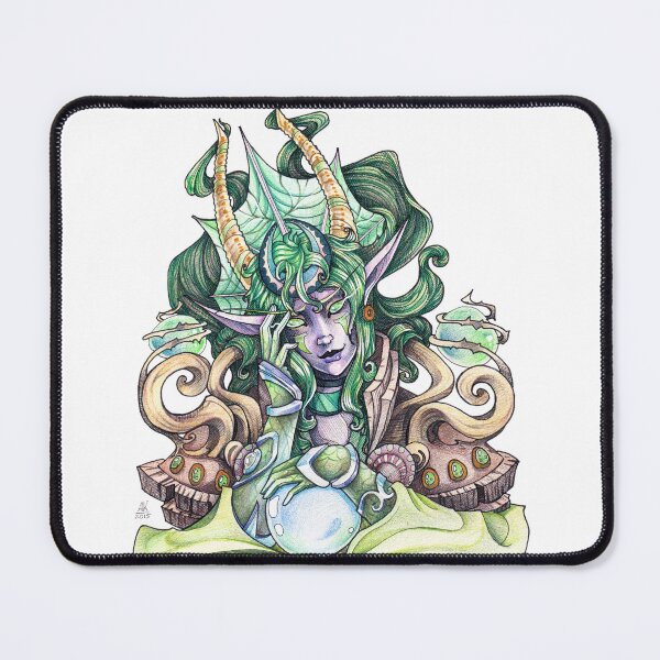 Item preview, Ysera the Dreamer | WoW Green Dragon Aspect Art | Warcraft Fantasy designed and sold by AnryMary.