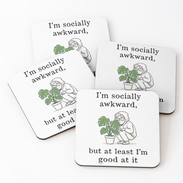 Item preview, Socially Awkward  designed and sold by The Timeless Inkwell.