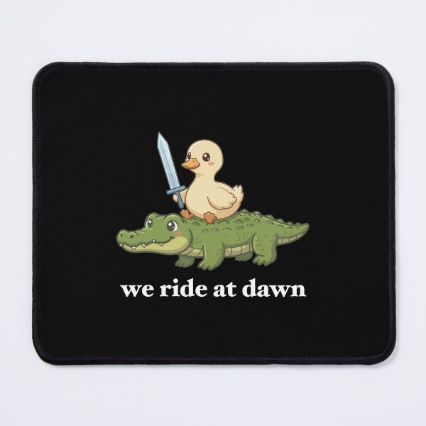 Item preview, Silly Goose Sweatshirt We Ride at Dawn Goose Lover Shirt Funny Meme Ren Faire Animal Cottagecore Design designed and sold by LessIsLoud.