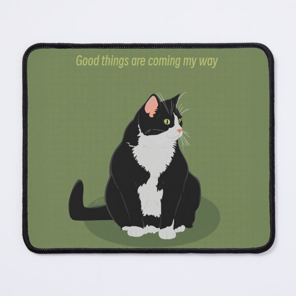 Item preview, Good Things Coming Cat designed and sold by jastinamor.