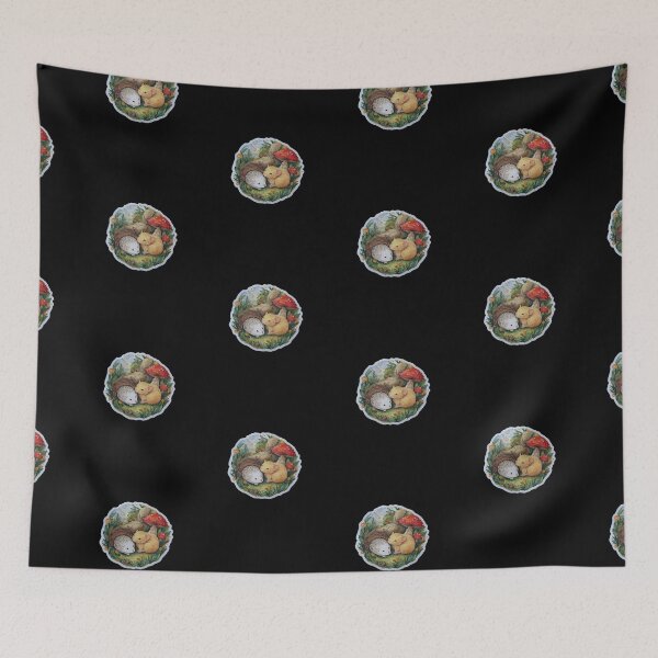 Item preview, Whimsical Woodland Mouse and Hedgehog designed and sold by kndzxf.