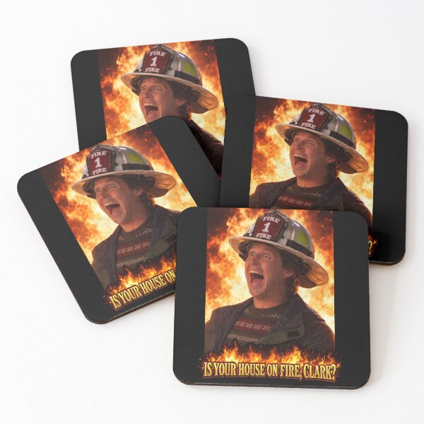 Item preview, Is Your House On Fire, Clark? | Firefighter Christmas Vacation Sticker designed and sold by taylor75o.