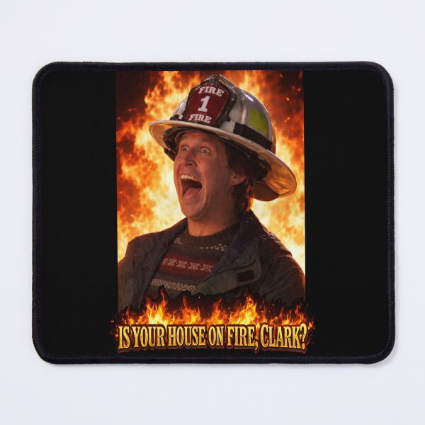 Item preview, Is Your House On Fire, Clark? | Firefighter Christmas Vacation Sticker designed and sold by taylor75o.