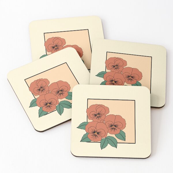 Item preview, Minimalistic flowers designed and sold by Pamelarts.