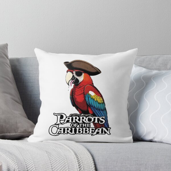 Item preview, Parrots of the Caribbean Pirate Macaw Illustration designed and sold by TshirtsOnline-.