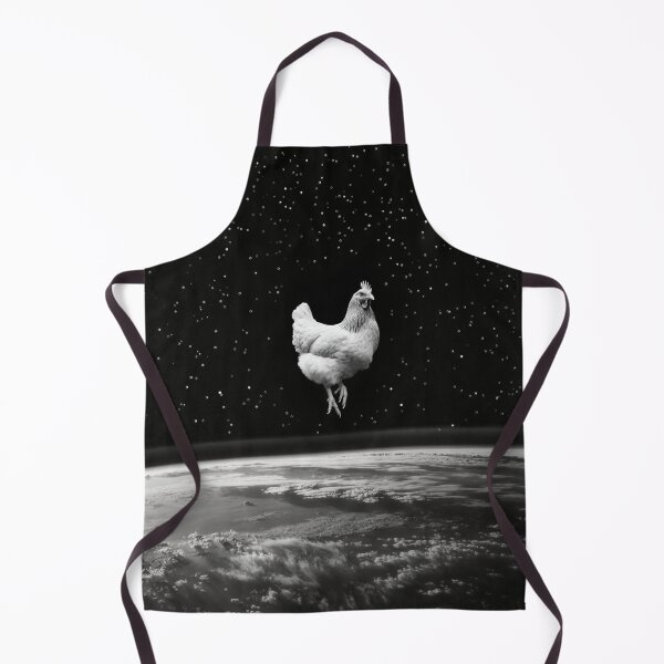Item preview, chicken in space designed and sold by KarmaRoots.