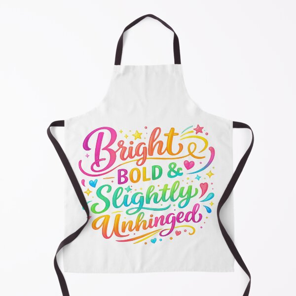 Item preview, Bright Bold & Slightly Unhinged Funny Quote Design designed and sold by The Baffled Pigeon.