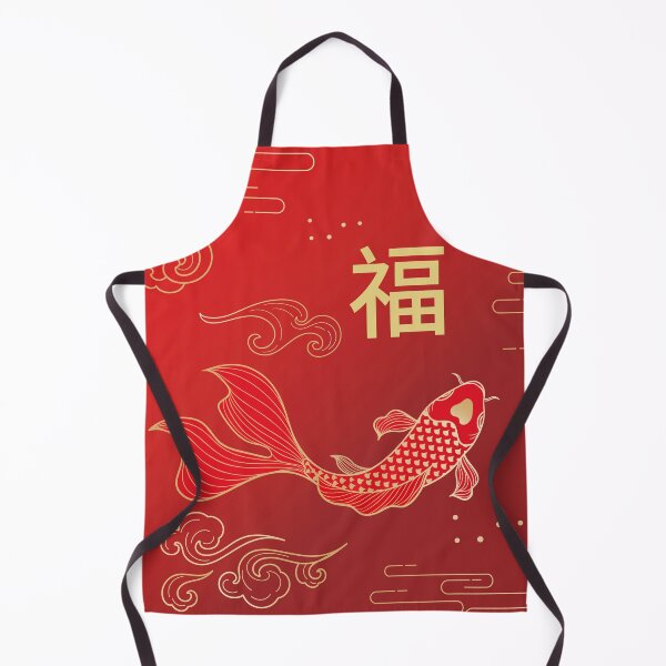 Artikelvorschau, Goldener Koi-Fisch, asiatische traditionelle Kunst entworfen und verkauft von ZaphiXian.