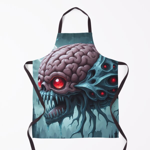 Item preview, Eldritch Floating Brain - Gothic Horror Skull designed and sold by Lucid Dream Pixel.