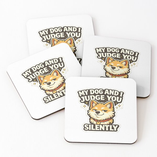 Item preview, My Dog And I Judge You Silently Sarcastic Dog Design  designed and sold by StyleLap.
