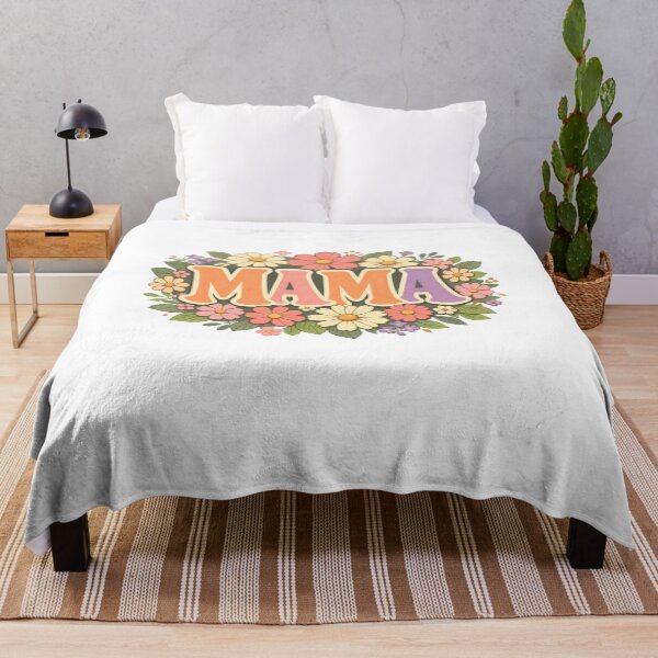 Item preview, Mama Floral Retro Design – Cute Mother’s Day Gift Aesthetic Flower Art designed and sold by oblexwear.