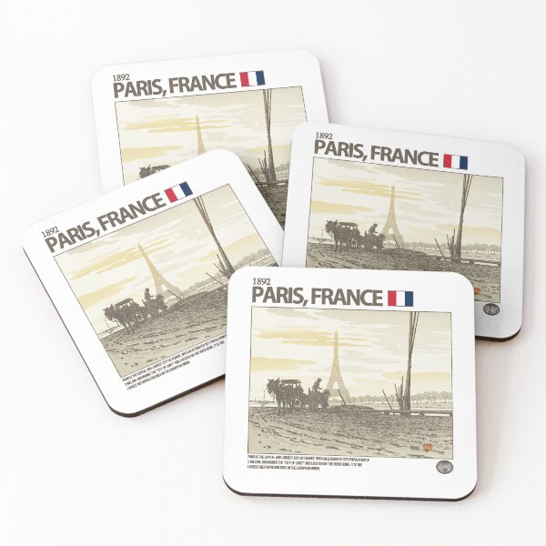 Item preview, Paris, France (1892) designed and sold by JR Shirts.