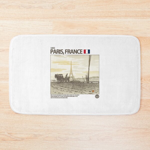 Item preview, Paris, France (1892) designed and sold by JR Shirts.