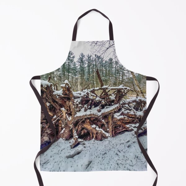 Item preview, Rocky Arbor Wisconsin – Snow Covered Tree Roots Forest Landscape Photography designed and sold by aadventures.