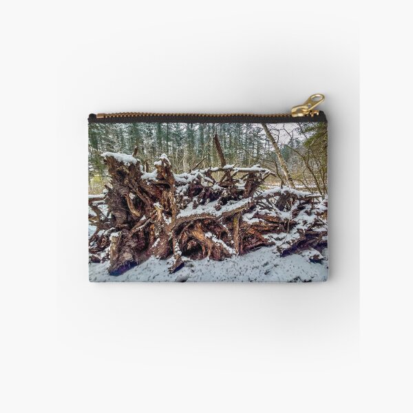 Item preview, Rocky Arbor Wisconsin – Snow Covered Tree Roots Forest Landscape Photography designed and sold by aadventures.