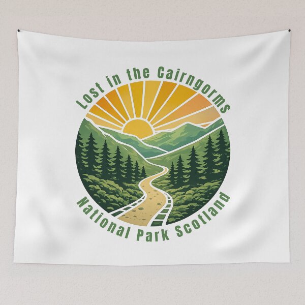 Item preview, Lost in the Cairngorms National Park Scotland Hiking  designed and sold by ketkacreations.