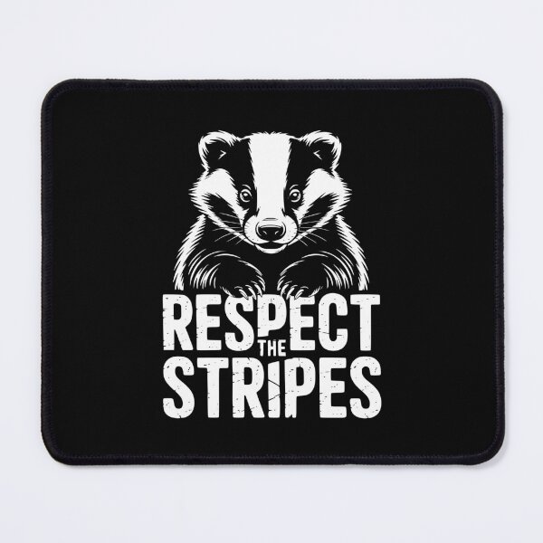 Item preview, Respect The Stripes Badger designed and sold by theartfulaspie.