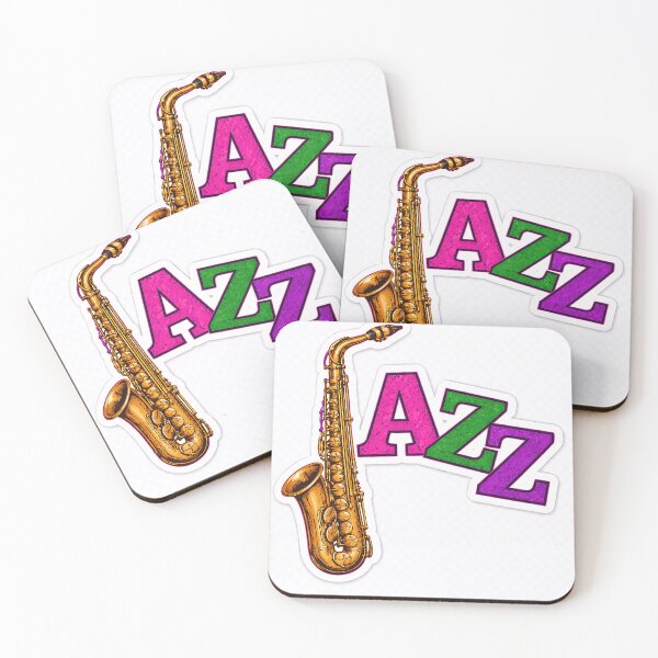 Item preview, Vintage Jazz Saxophone Design – Retro Music Aesthetic Art for Musicians and Jazz Lovers designed and sold by art2print.